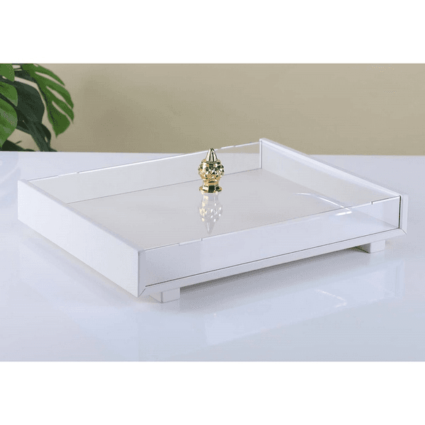 Acrylic+wooden Candy Box with Cover - 40 x 31.5 x 7
